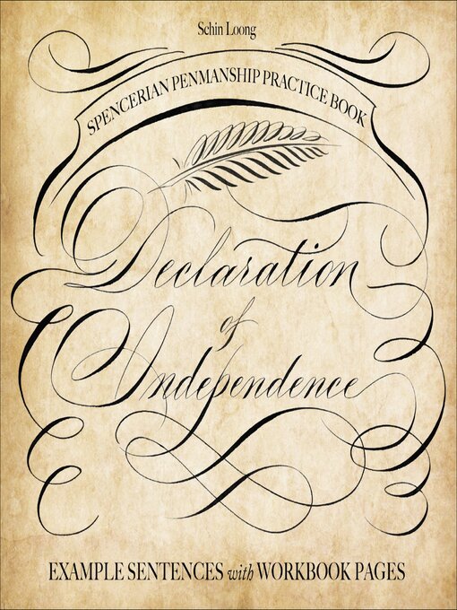 Title details for Spencerian Penmanship Practice Book by Schin Loong - Available